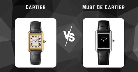 cartier vs must de cartier